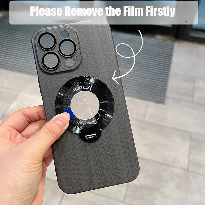 Wood Style MagSafe iPhone Case