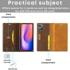 Leather Wallet iPhone Case Card Holder