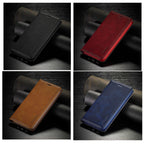 Leather Wallet iPhone Case Card Holder