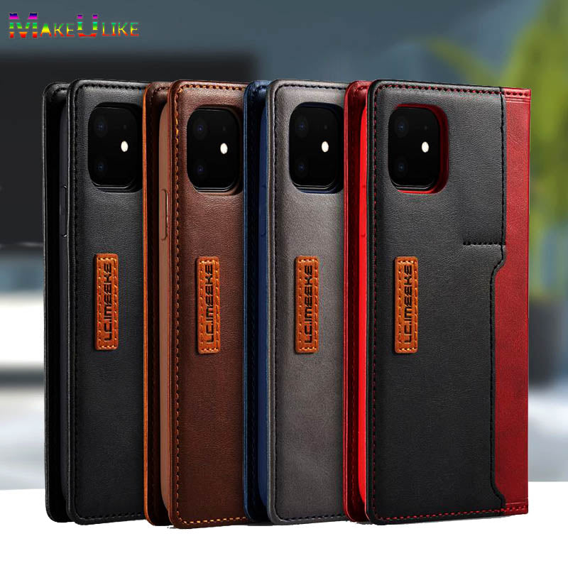 Leather Wallet iPhone Case Card Holder