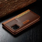 Leather Wallet iPhone Case Card Holder
