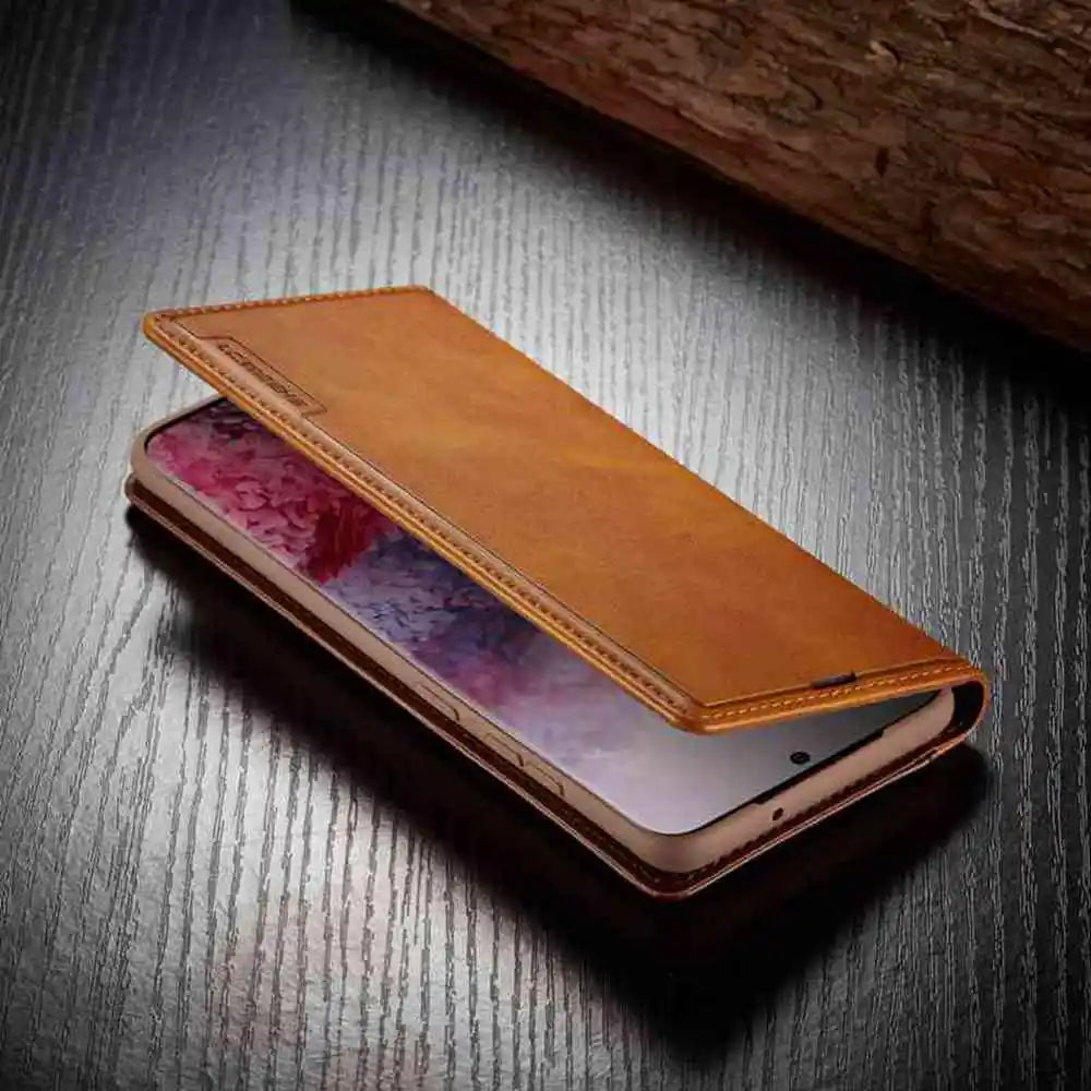 Leather Wallet iPhone Case Card Holder