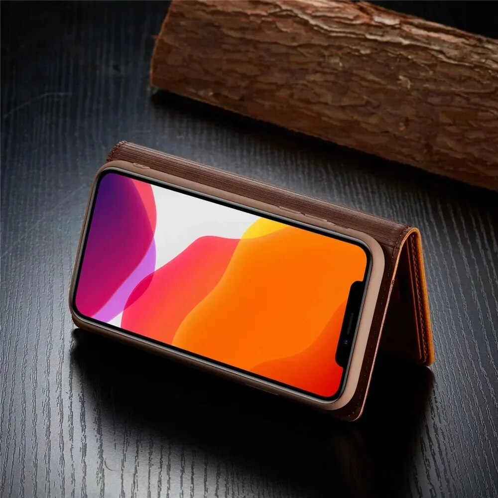 Leather Wallet iPhone Case Card Holder