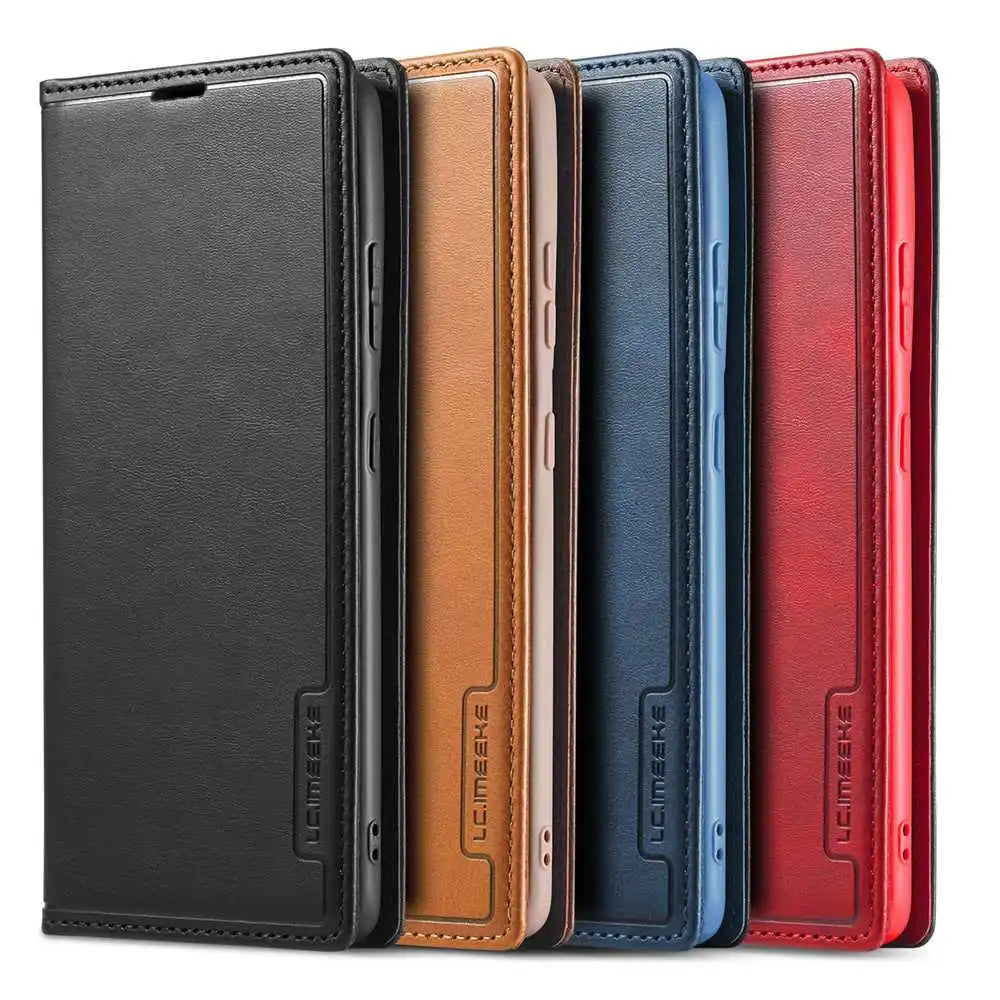 Leather Wallet iPhone Case Card Holder