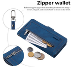 Zipper Wallet iPhone Case Card Holder