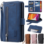 Zipper Wallet iPhone Case Card Holder