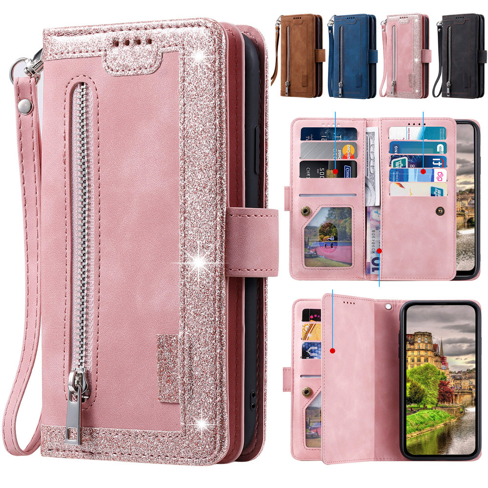 Zipper Wallet iPhone Case Card Holder