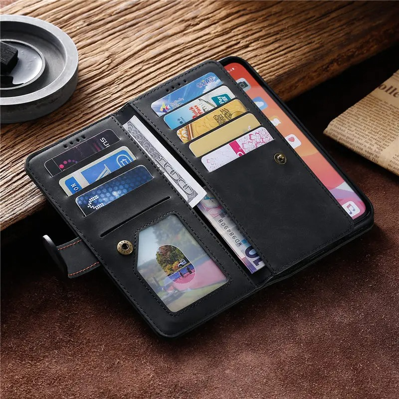 Zipper Wallet iPhone Case Card Holder