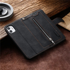 Zipper Wallet iPhone Case Card Holder