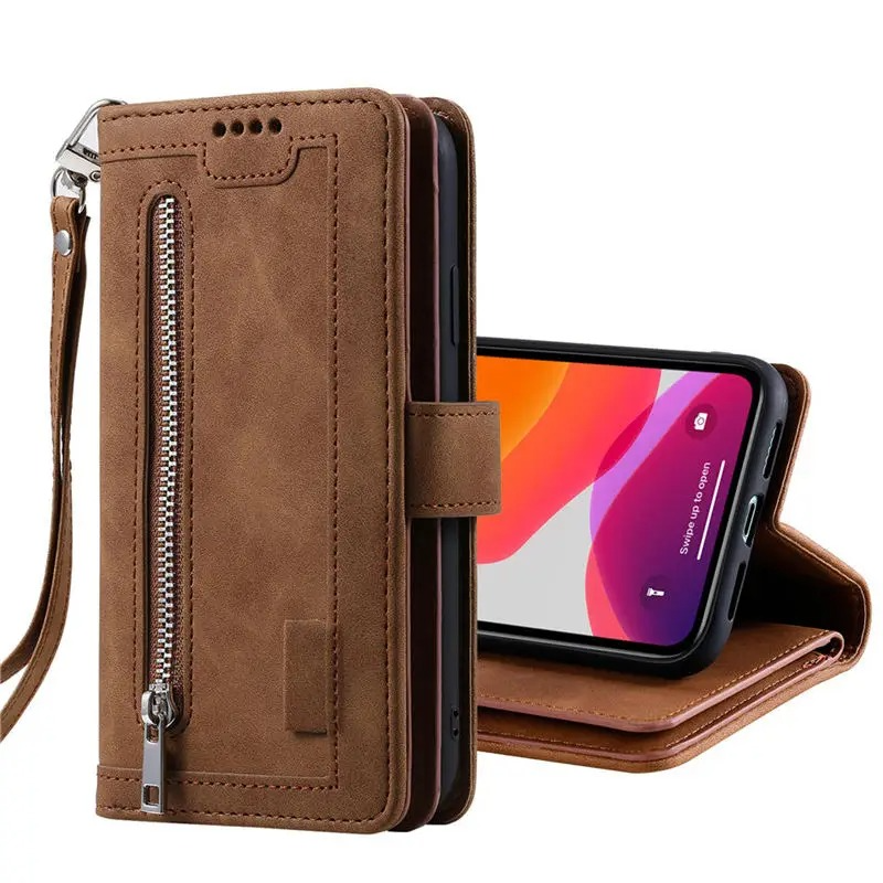 Zipper Wallet iPhone Case Card Holder
