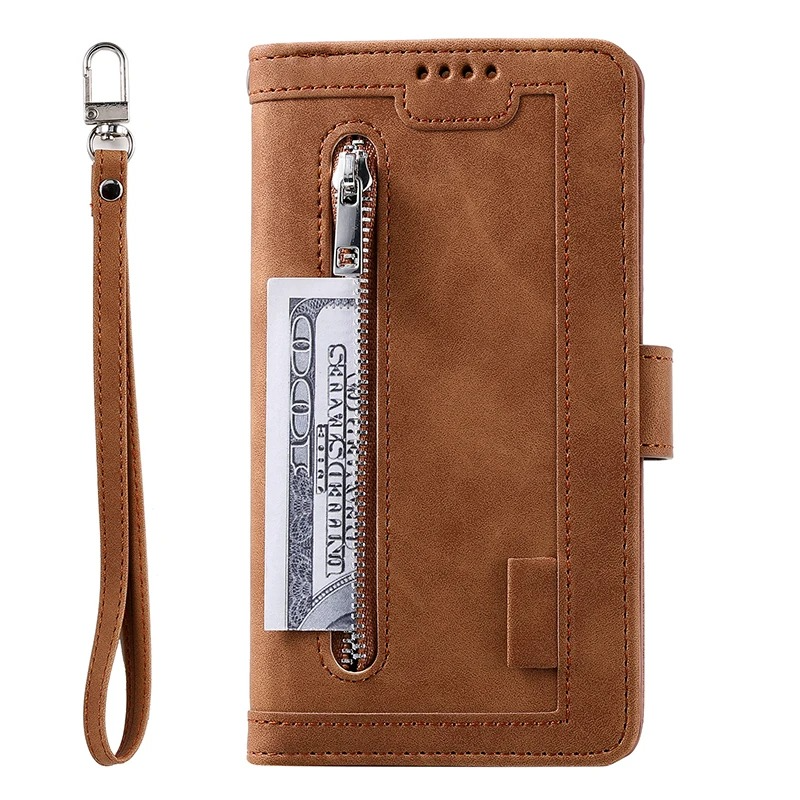 Zipper Wallet iPhone Case Card Holder