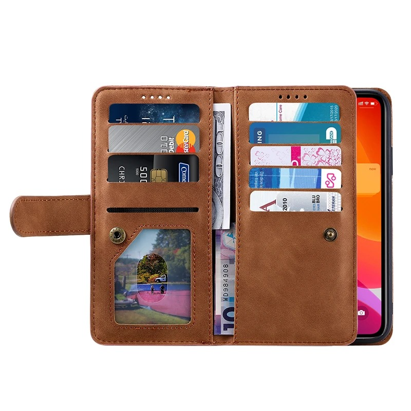 Zipper Wallet iPhone Case Card Holder