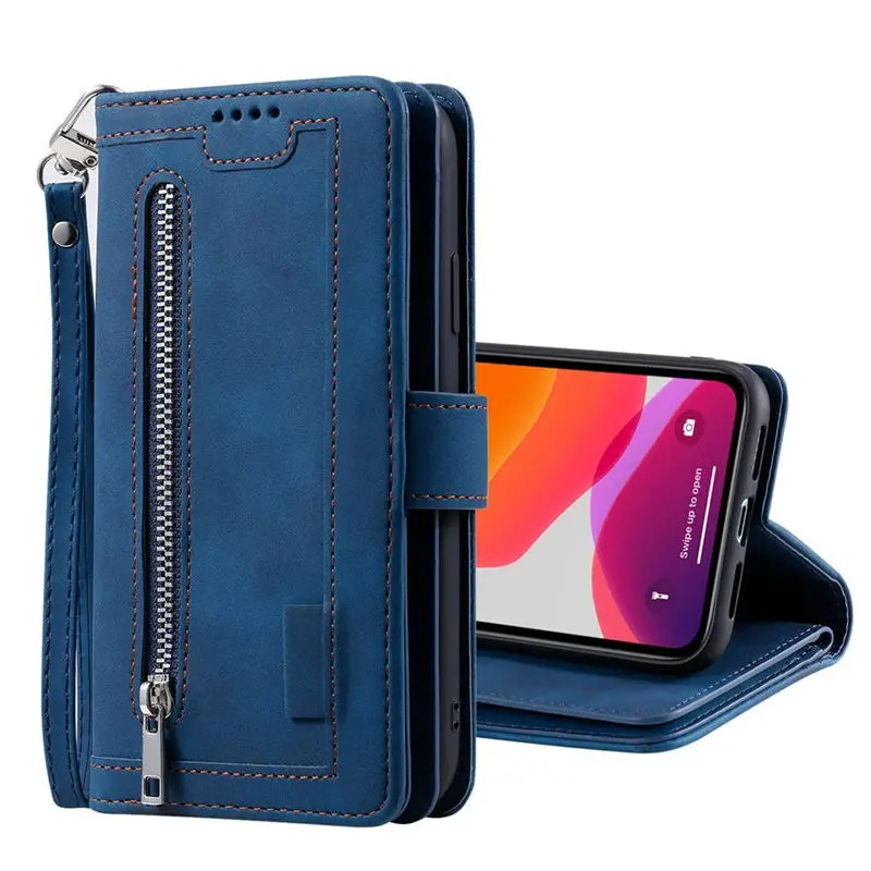 Zipper Wallet iPhone Case Card Holder