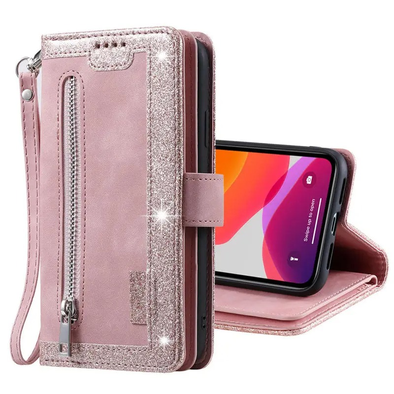 Zipper Wallet iPhone Case Card Holder