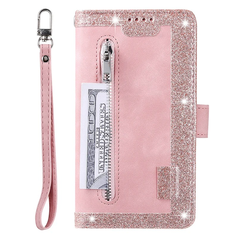 Zipper Wallet iPhone Case Card Holder
