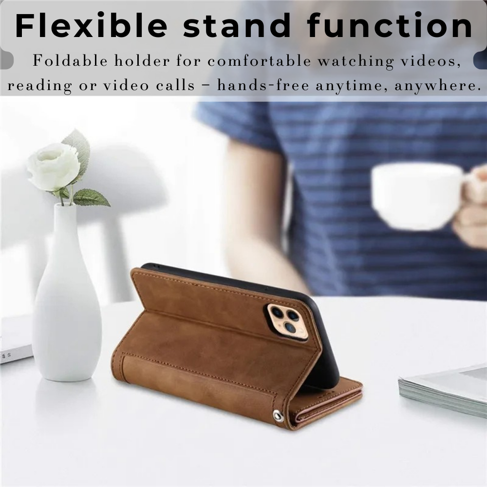 Zipper Wallet iPhone Case Card Holder
