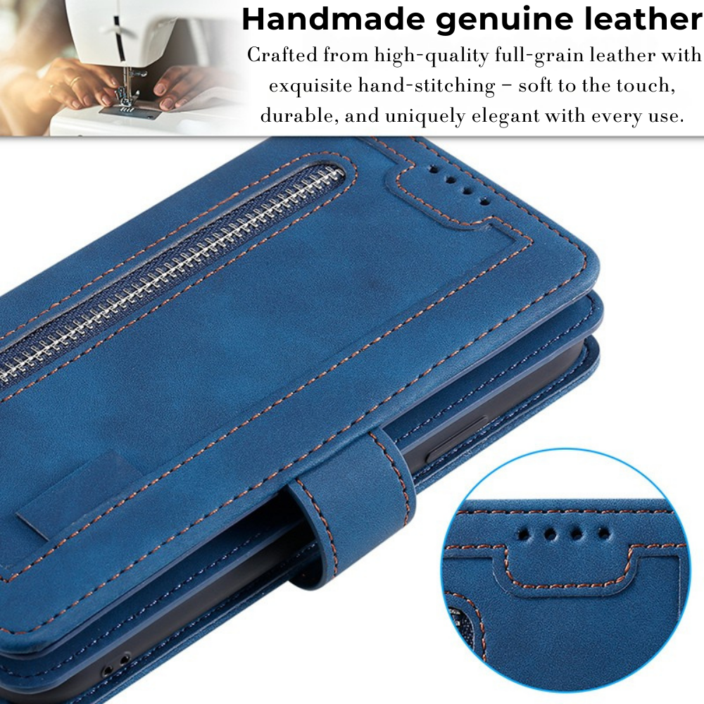 Zipper Wallet iPhone Case Card Holder