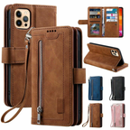 Zipper Wallet iPhone Case Card Holder