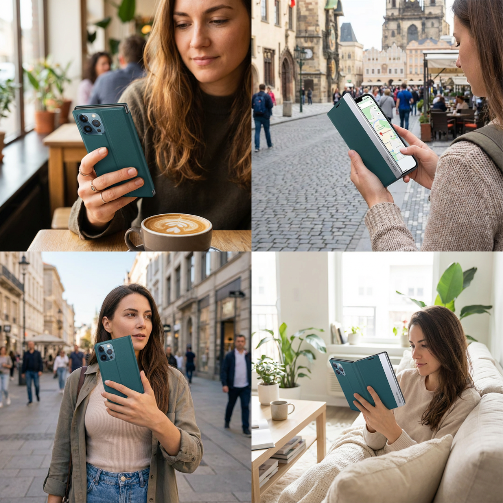 Slim Flip Cover iPhone Case
