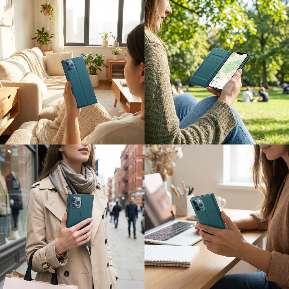 Slim Flip Cover iPhone Case