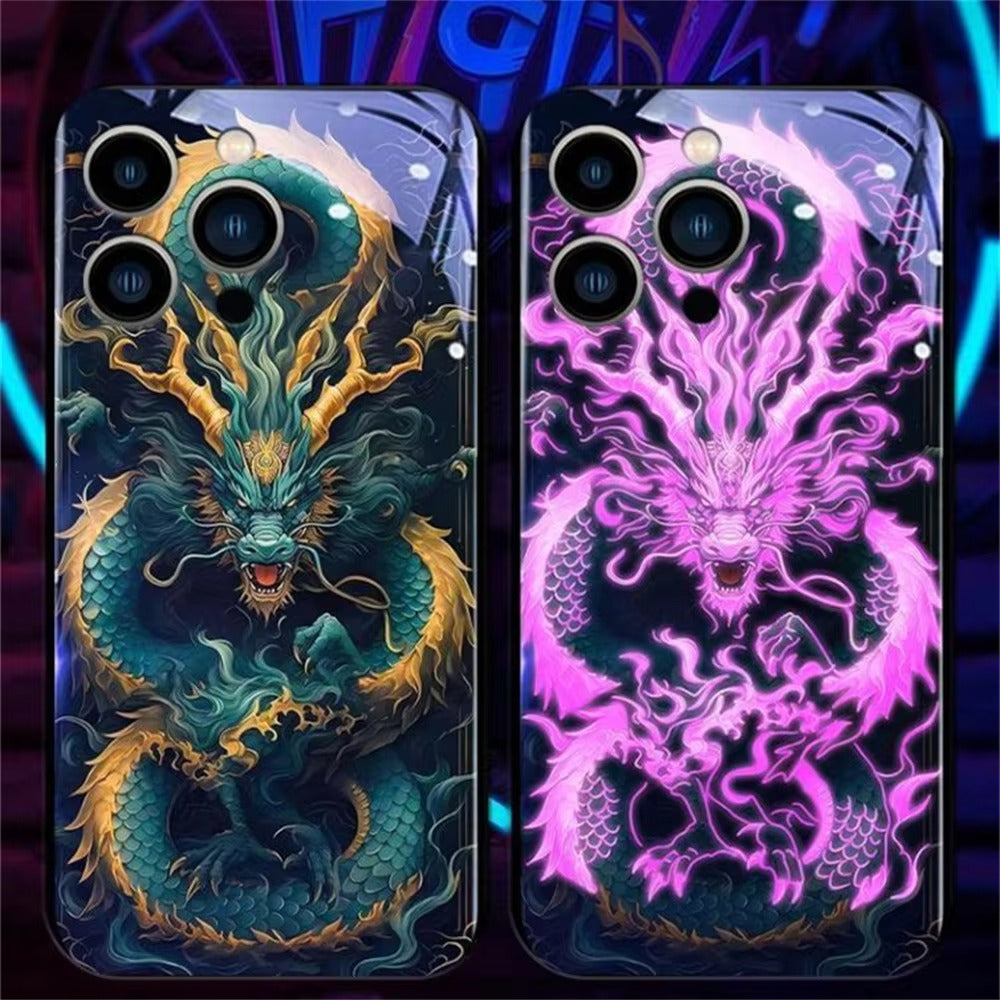 Dragon Art Design iPhone Case Glossy Back