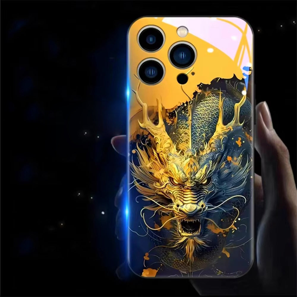 Dragon Art Design iPhone Case Glossy Back