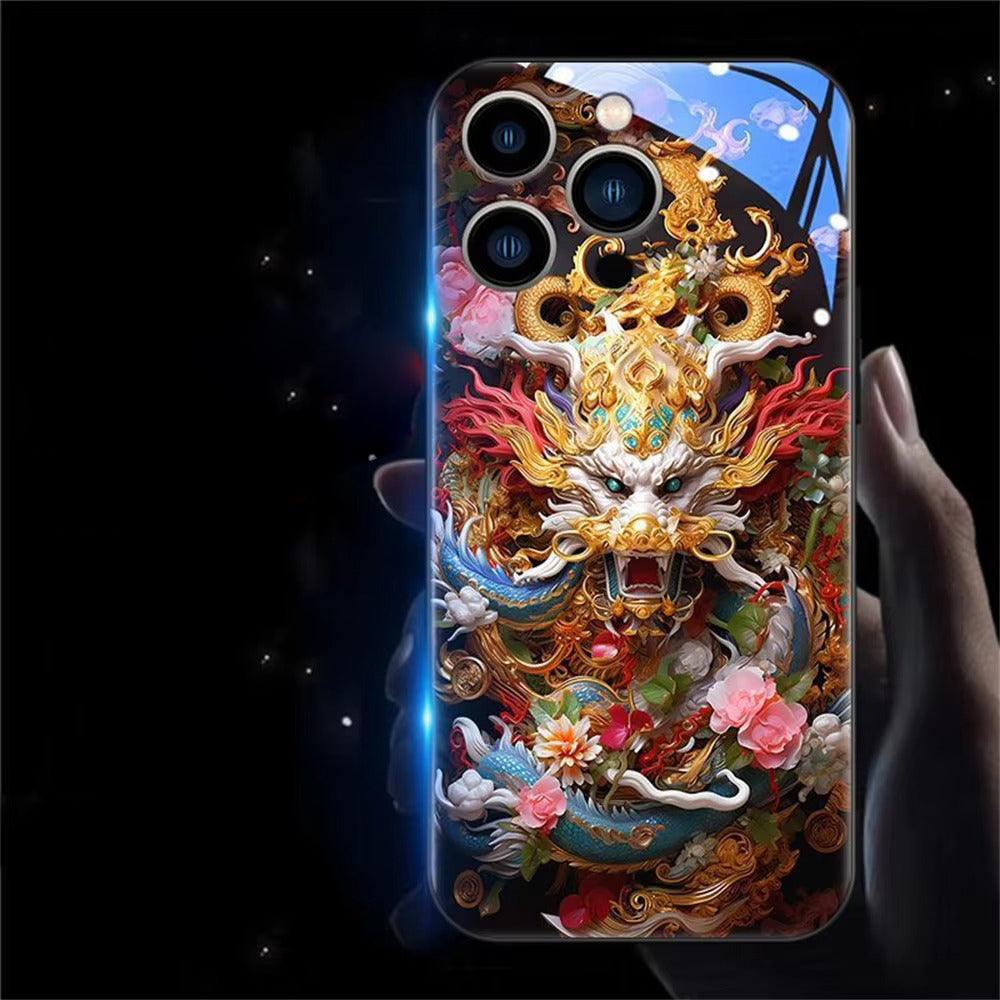 Dragon Art Design iPhone Case Glossy Back