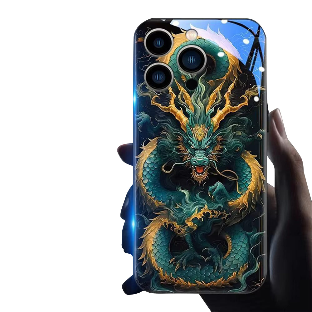 Dragon Art Design iPhone Case Glossy Back