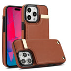 Leather Wallet iPhone Case Card Holder Flap