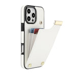 Leather Wallet iPhone Case Card Holder Flap