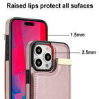 Leather Wallet iPhone Case Card Holder Flap