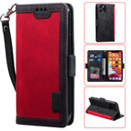 Leather Look Flip Wallet iPhone Case