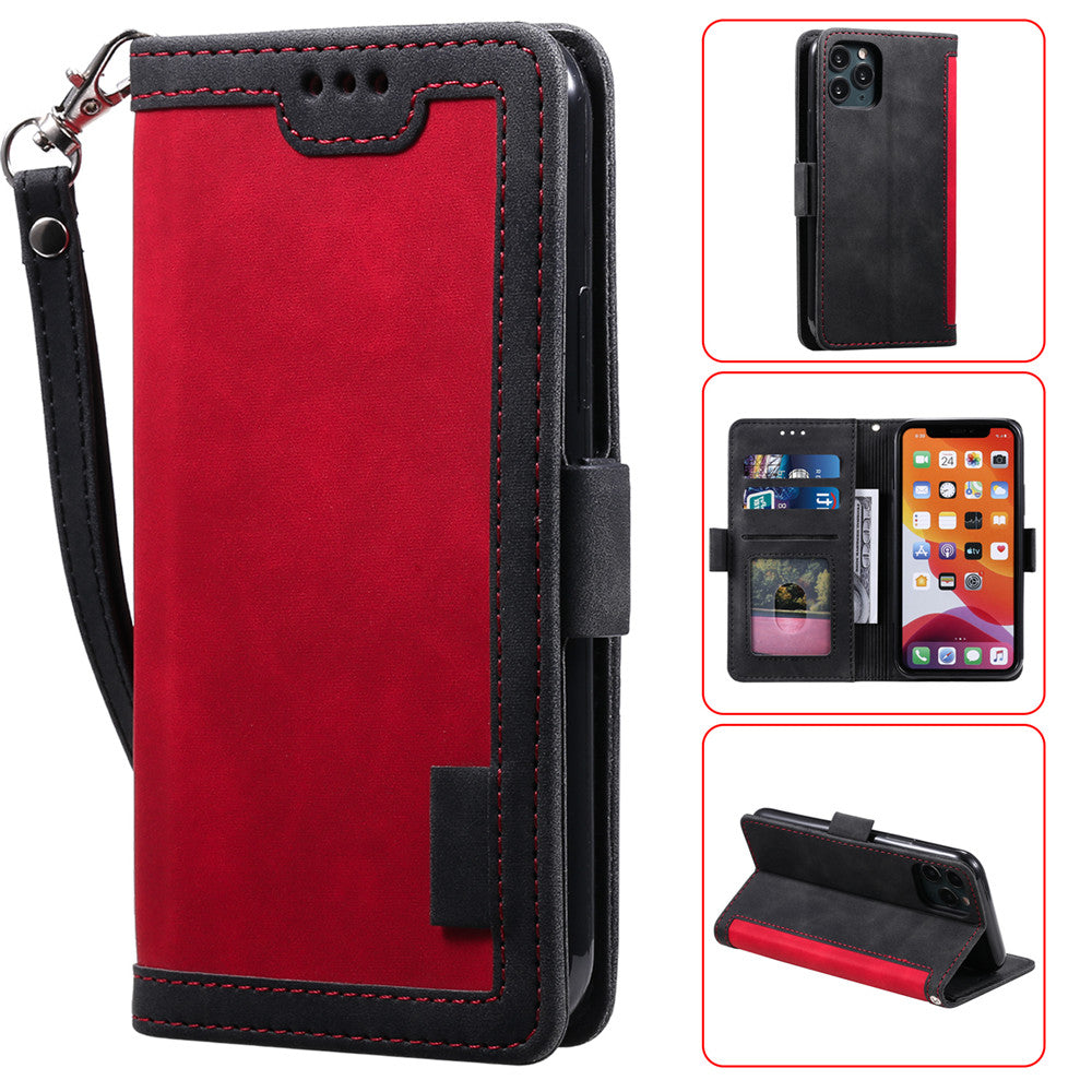 Leather Look Flip Wallet iPhone Case