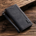 Leather Look Flip Wallet iPhone Case