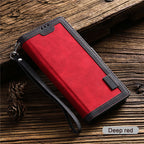 Leather Look Flip Wallet iPhone Case
