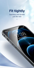Metal Style Bumper iPhone Case Frosted Back