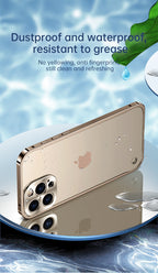 Metal Style Bumper iPhone Case Frosted Back