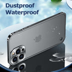 Metal Style Bumper iPhone Case Frosted Back