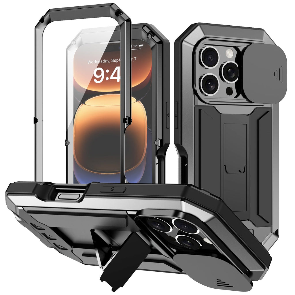 Heavy Duty Metal Style iPhone Case