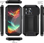 Heavy Duty Metal Style iPhone Case