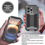 Heavy Duty Metal Style iPhone Case