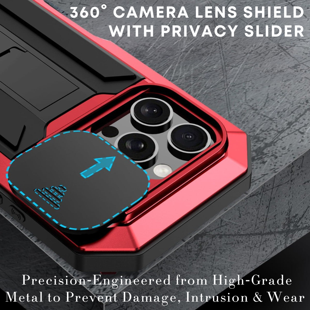 Heavy Duty Metal Style iPhone Case