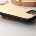 Natural Wood Texture iPhone Case Soft Bumper