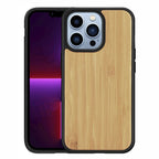 Natural Wood Texture iPhone Case Soft Bumper