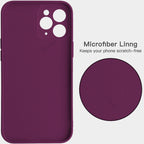 Silicone iPhone Case Soft Lining