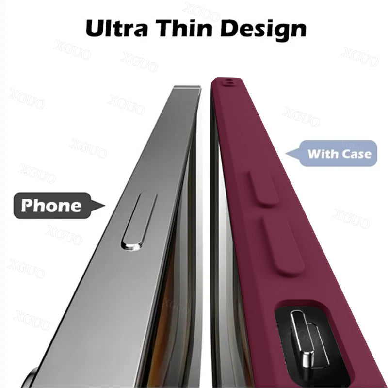 Silicone iPhone Case Soft Lining