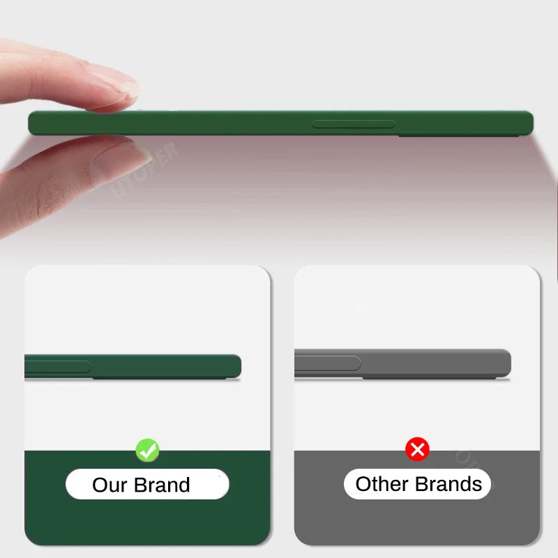 Silicone iPhone Case Soft Lining