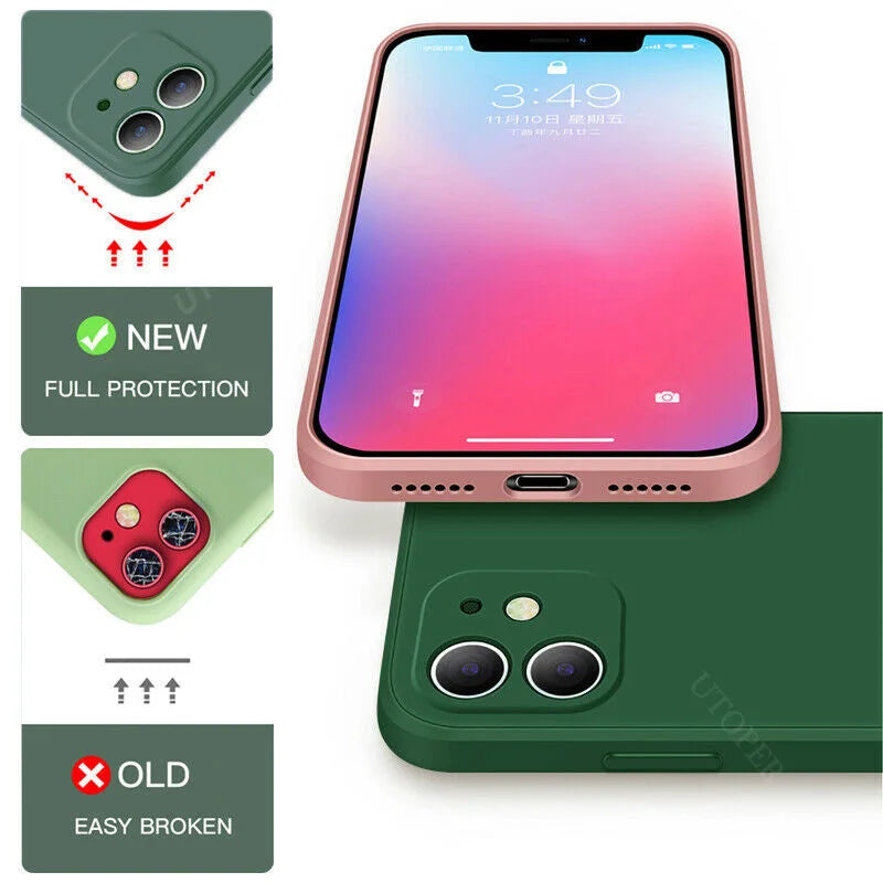 Silicone iPhone Case Soft Lining