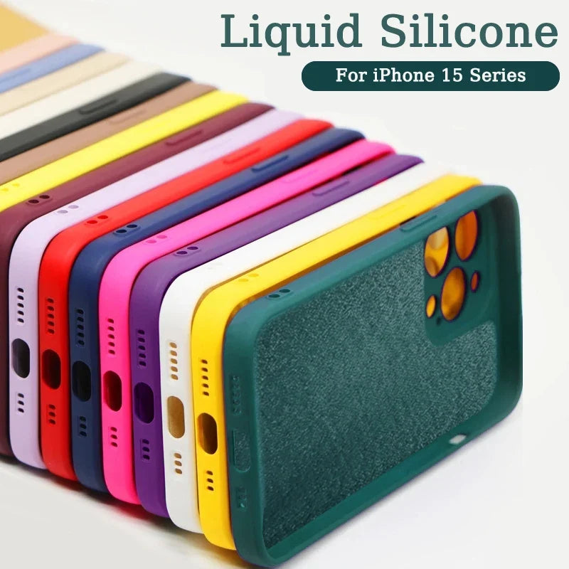 Silicone iPhone Case Soft Lining