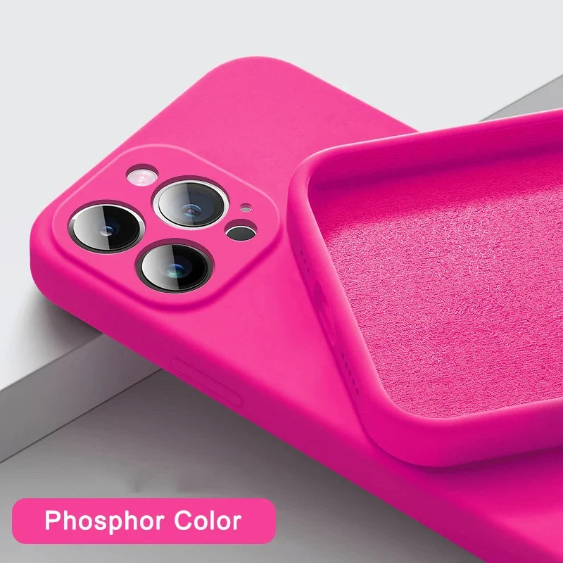Silicone iPhone Case Soft Lining